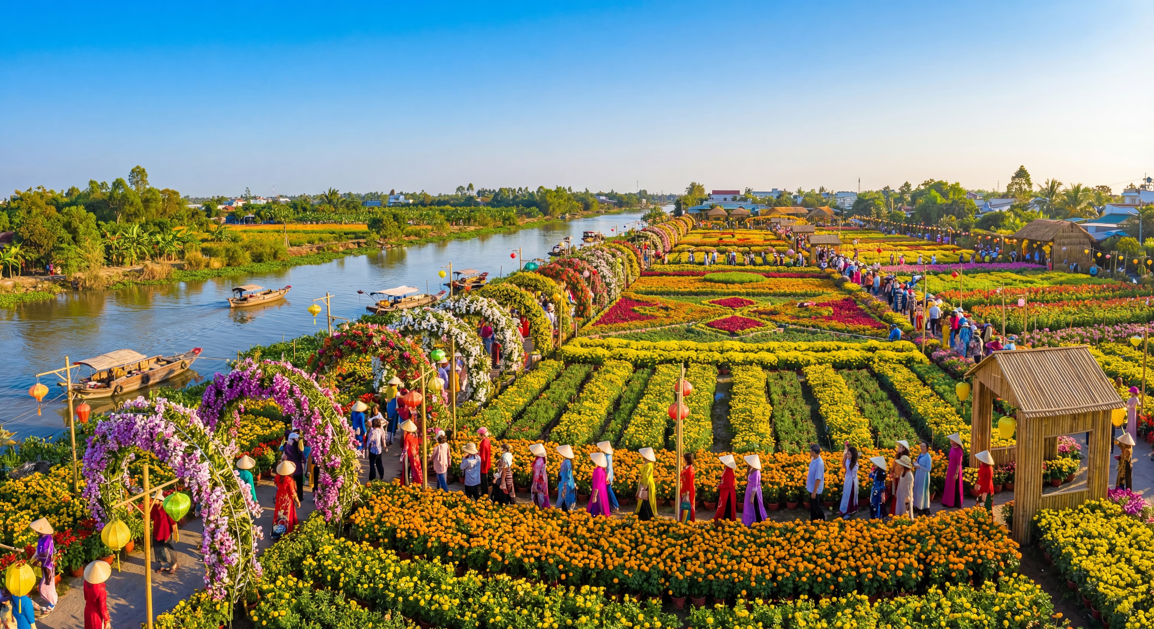 Festival Hoa Kiểng Sa Đéc 2026: Lạc lối giữa thủ phủ hoa miền Tây