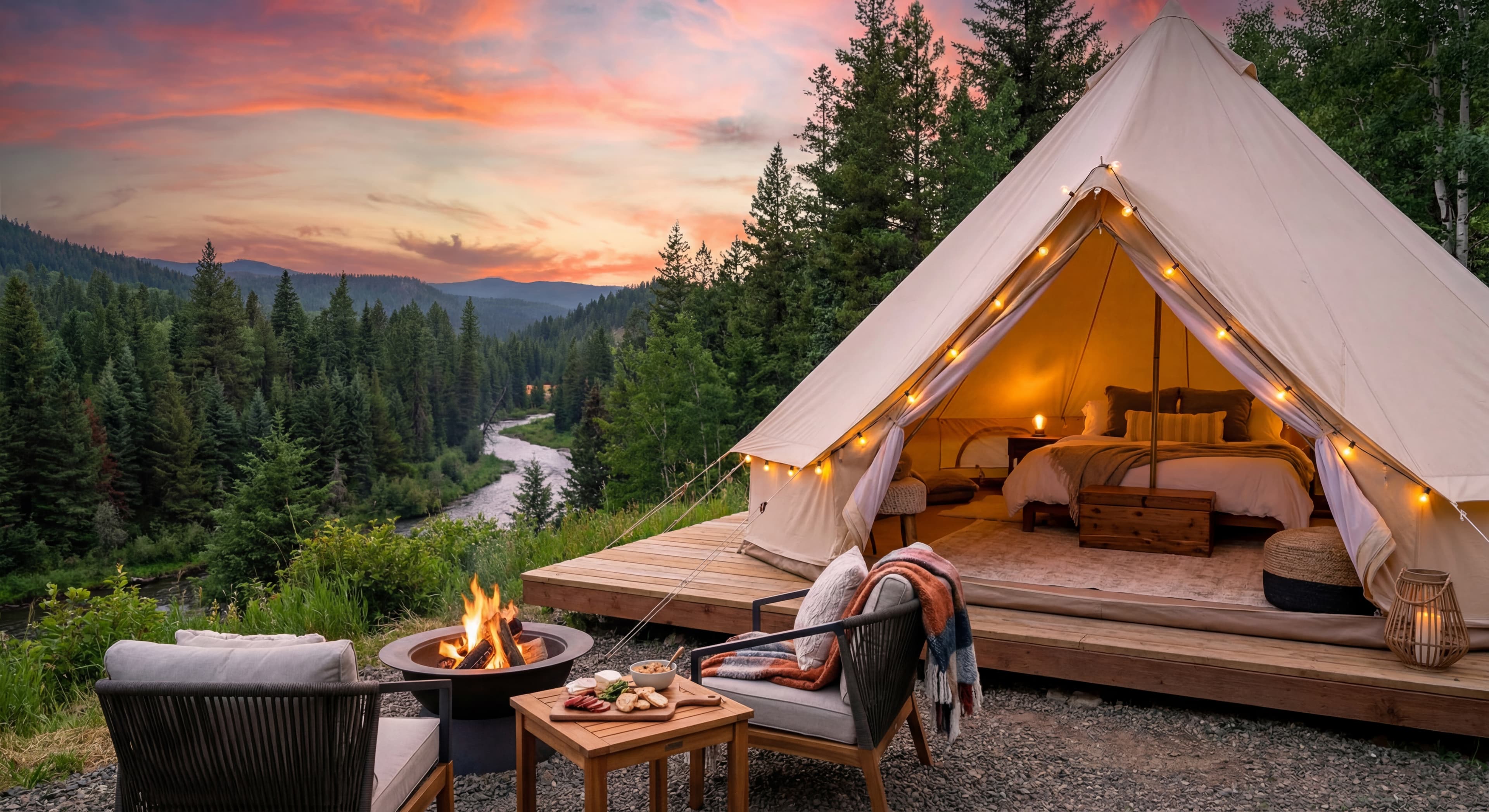 Glamping cắm trại sang chảnh: Xu hướng 'chữa lành' cuối năm