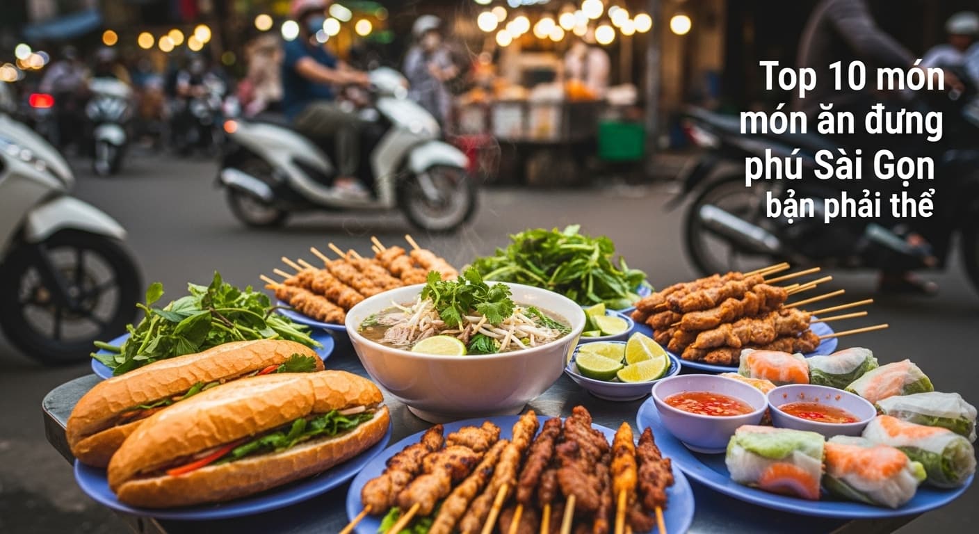 Top 10 món ăn đường phố Sài Gòn bạn phải thử